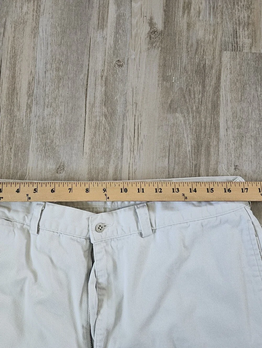 Vintage Polo Ralph Lauren Men's Causal Cream Philip Pants 36x36 Made In USA